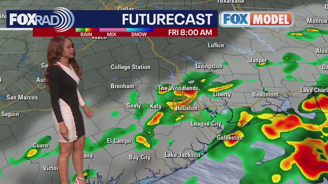 Houston weather: Isolated shows, storms possible Friday