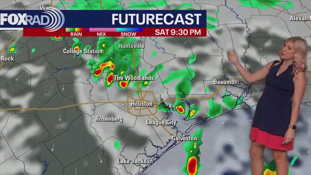 Houston weather: Scattered storms on Saturday