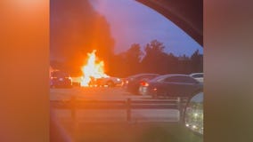 VIDEO: Deadly Conroe vehicle fire