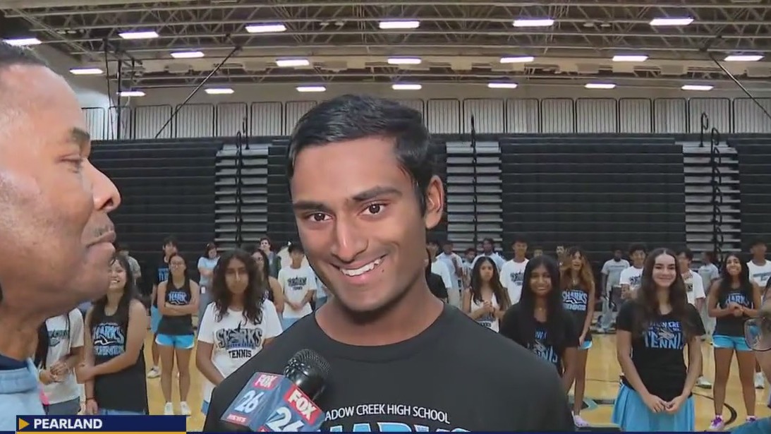 Tennis athlete Anish Row is 'Making the Grade'!