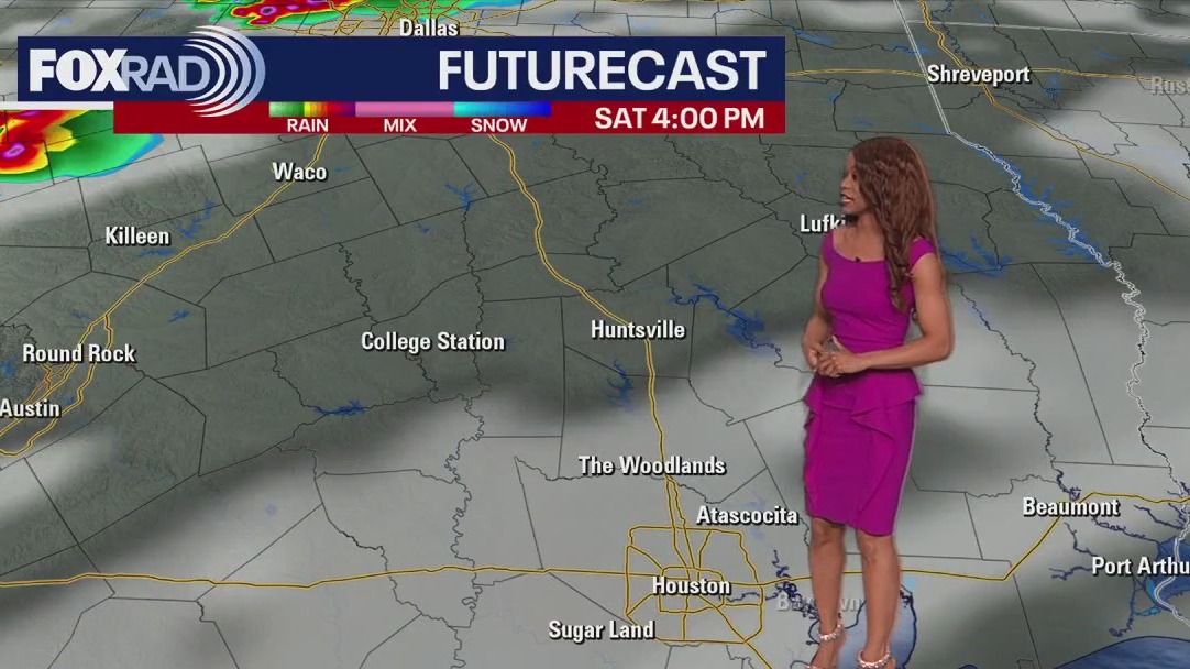 Houston weather: Slight chance for storms north of Houston on Saturday