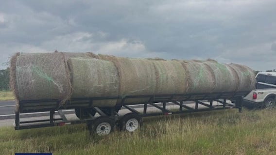 Immigrants found hidden in hay bales during Texas traffic stop