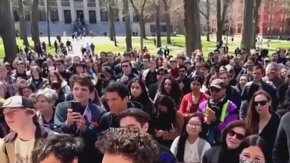 Judge pauses move against international Harvard students