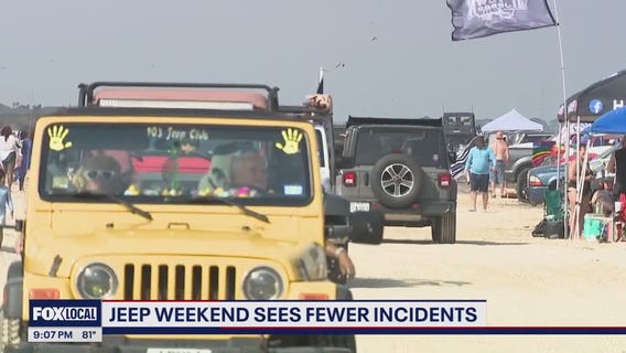 Over 160 arrested in Galveston during jeep weekend