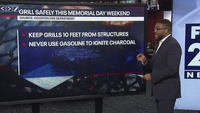 Grill safety tips for Memorial Day weekend