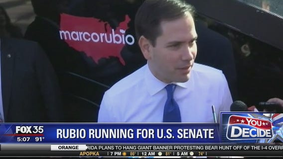 Rubio reverses decision on Senate run