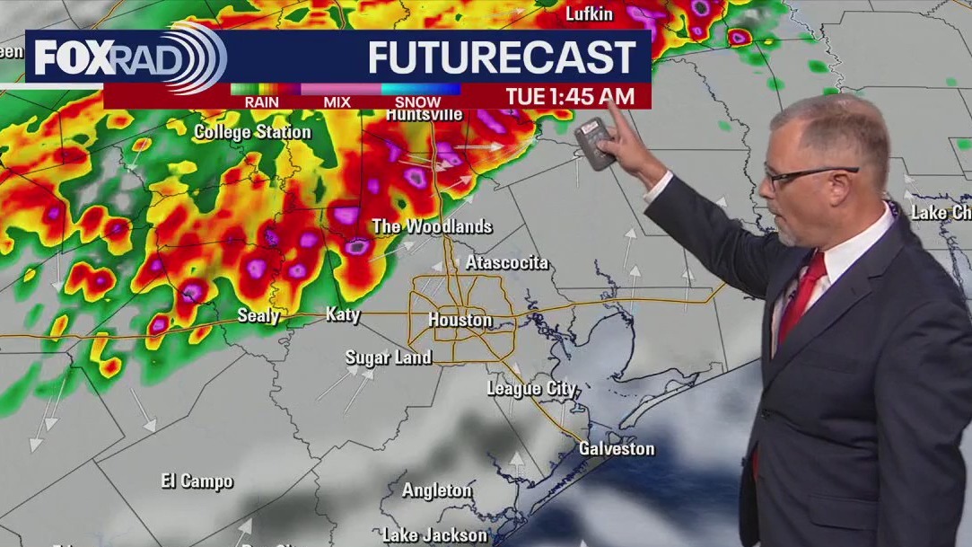 Houston weather: Severe Thunderstorm Watch in effect for Houston area until 5 a.m. Tuesday