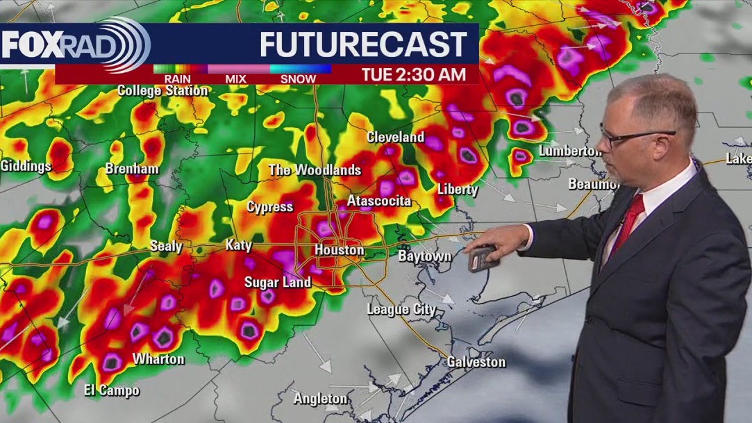 Houston weather: Strong storms possible overnight tonight