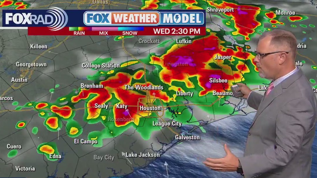Houston weather: More storms possible on Wednesday