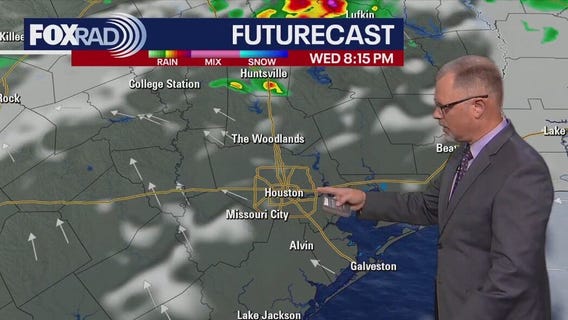 Houston weather: Storm chances overnight, unsettled pattern continues Thursday