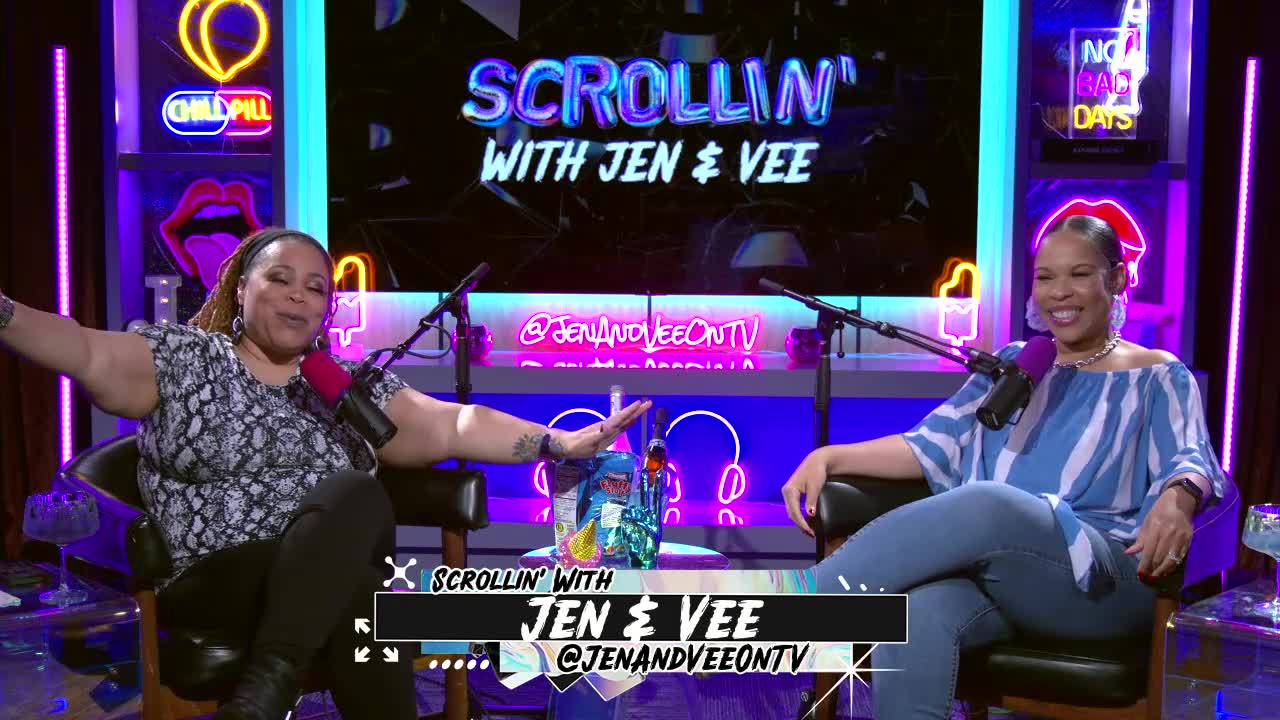 Braid it with yo tongue | Scrollin' With Jen & Vee