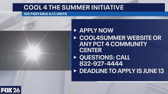 Harris County Precinct 4 offering 150 air conditioning units