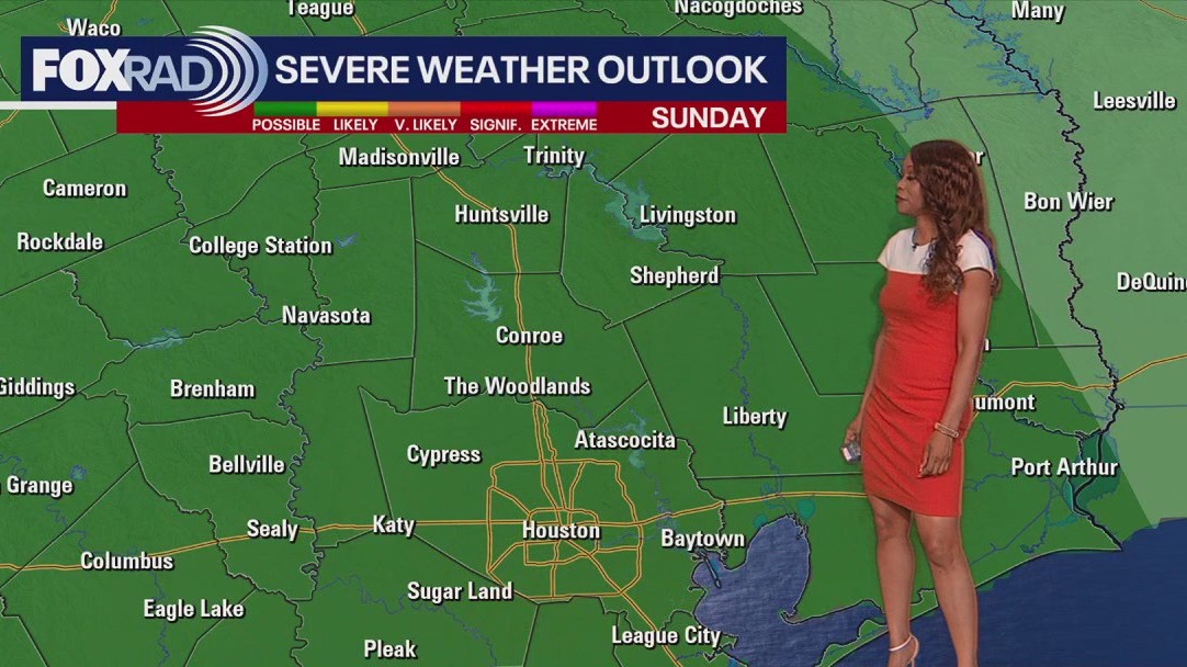 Houston weather: Storms possible on Sunday