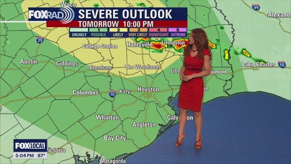 Houston weather: Severe storms likely for Sunday