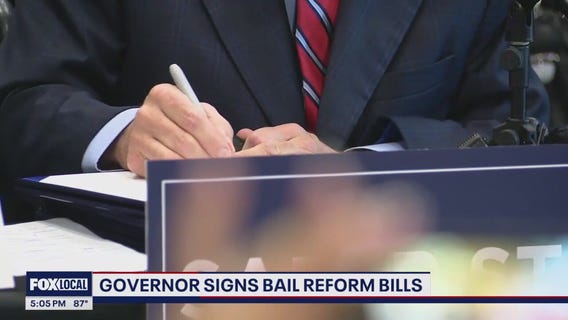 Gov. Abbott signs bail reform bills in Houston