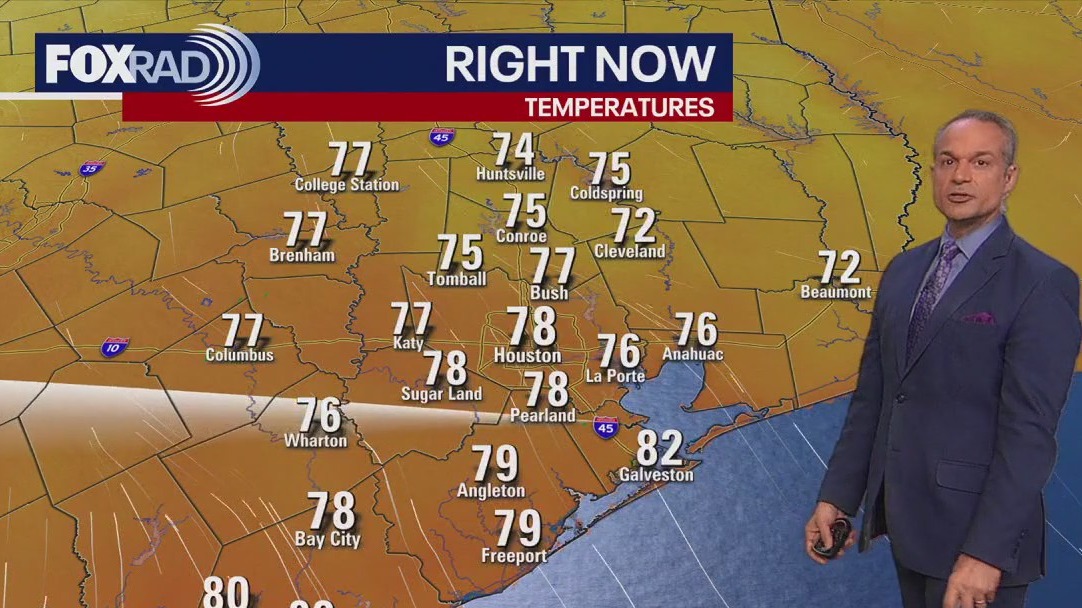 Houston weather: Very humid, warm Thursday