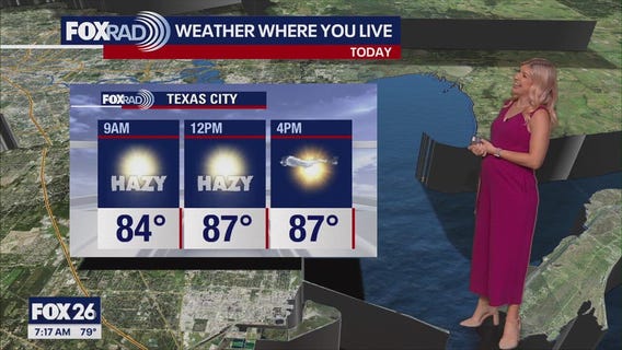 Houston weather: Hot, hazy Saturday forecast