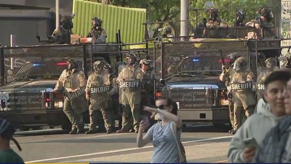 Troops deployed to LA for immigration protests