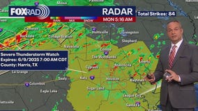 Houston weather: Strong storms possible for Monday