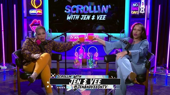 Momma's Got An Overnight Bag?! | Scrollin' With Jen & Vee