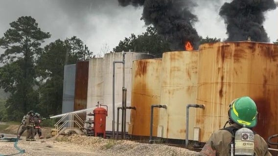 Baytown shelter-in-place lifted following tank fire