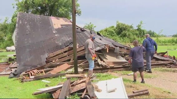 2 tornados touch down in Wharton County