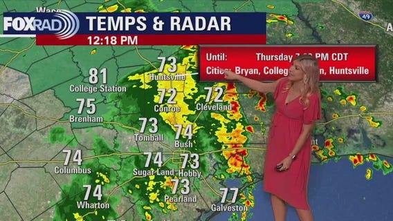 Houston weather: Heavy Wednesday rain across SE Texas