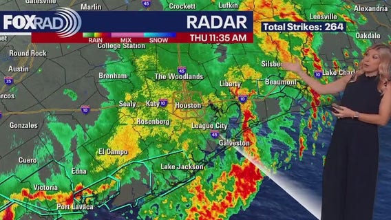 Houston weather: Heavy rain chances for Thursday, Friday