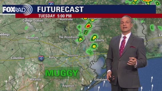 Houston weather: Humid Tuesday with isolated storms