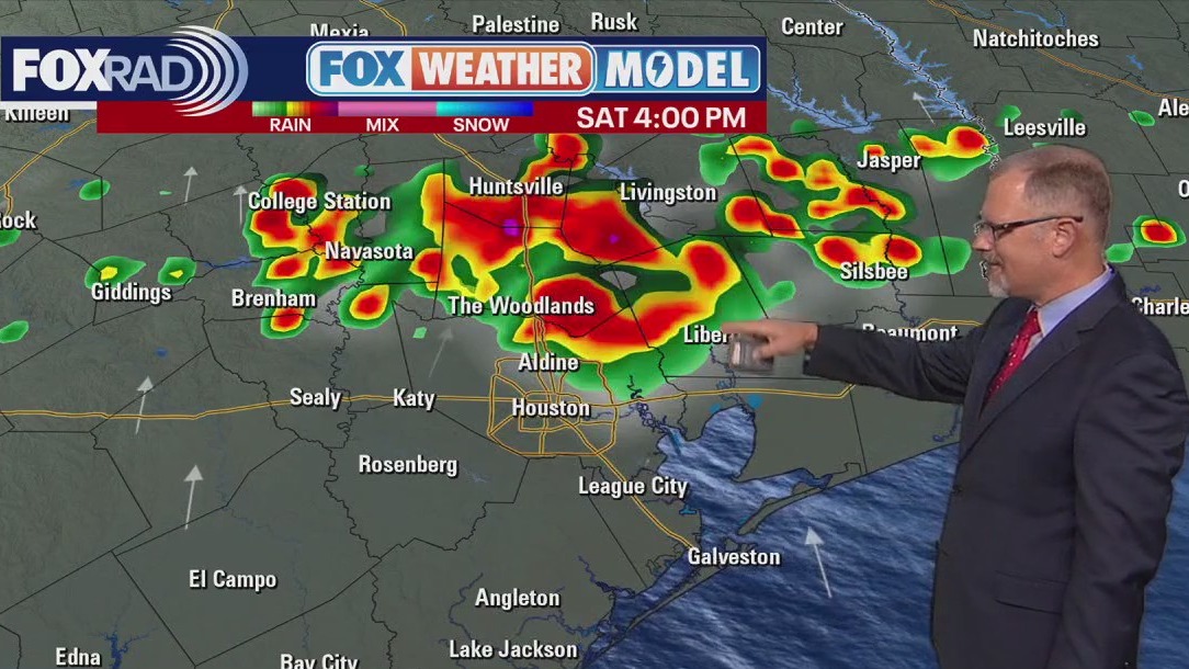 Houston weather: Another stormy day possible on Saturday