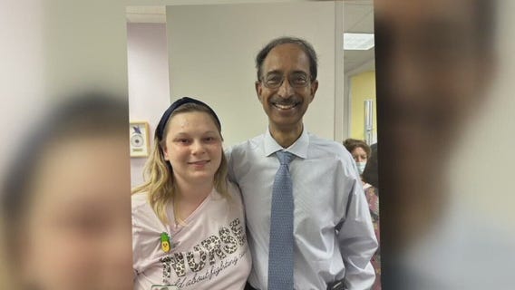 Cancer survivor returns to hospital as a nurse