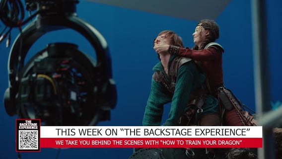 The Backstage Experience: "How To Train Your Dragon" w/ Gerard Butler, Mason Thames & Nico Parker