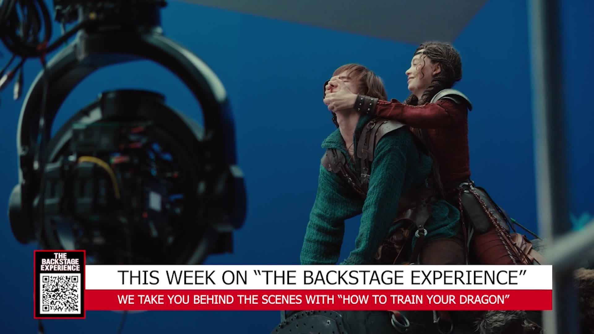 The Backstage Experience: "How To Train Your Dragon" w/ Gerard Butler, Mason Thames & Nico Parker