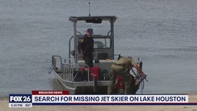 Woman missing after falling off jet ski in Lake Houston