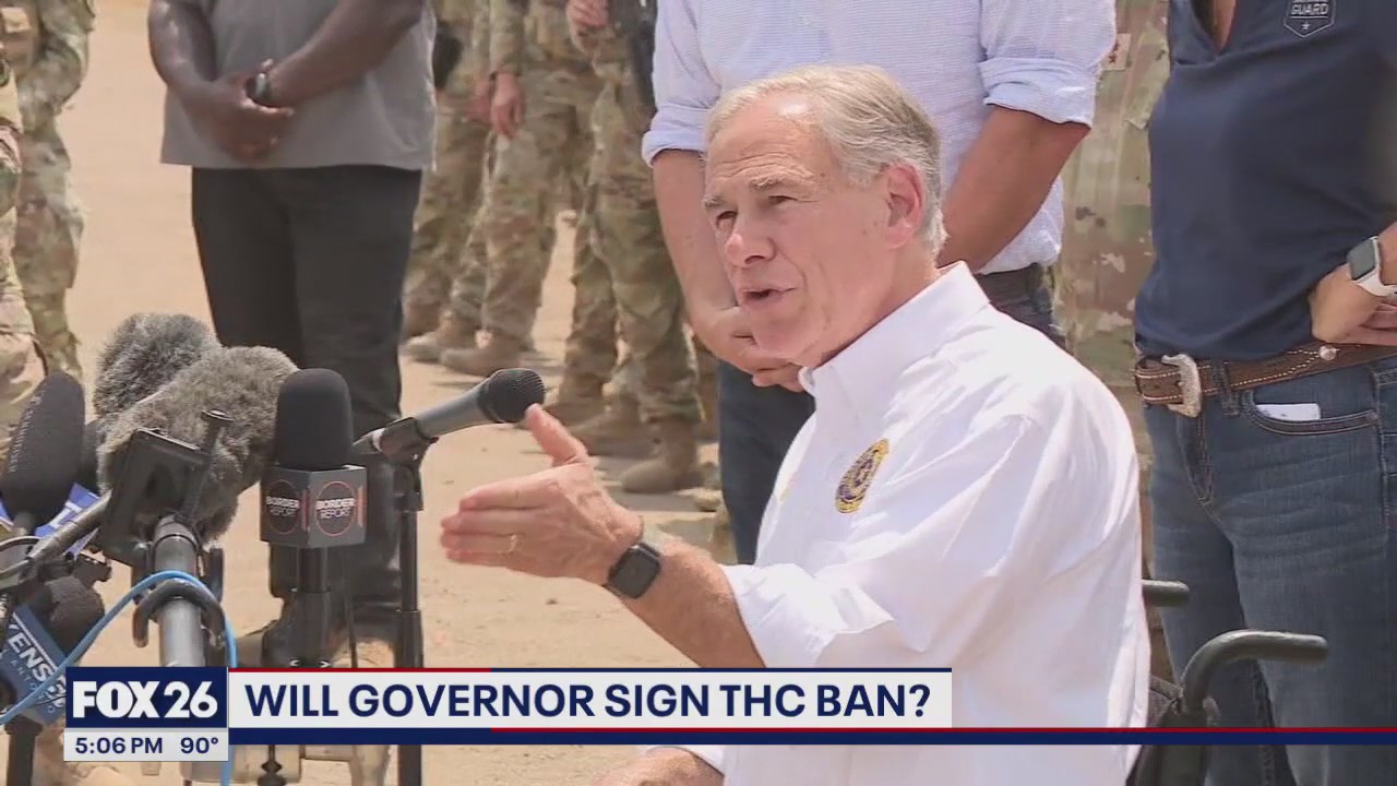 Gov. Abbott still silent on signing of THC ban