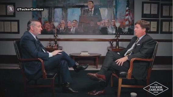 Tucker Carlson and Senator Ted Cruz face off in viral sit-down