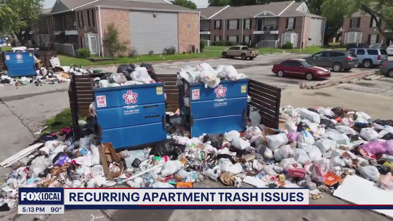 Houston apartments overwhelmed by neglected trash | FOX 26 Houston