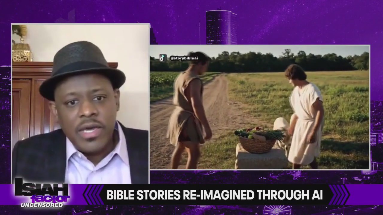 Bible stories are being re-imagined through AI-generated videos online
