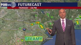 Houston weather: Steamy, hot Thursday in the 80s