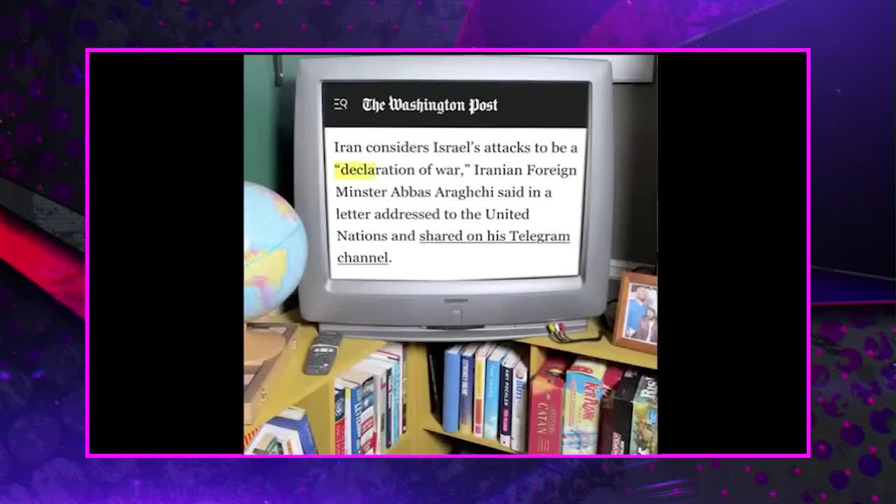 Iran/Israel Attacks, Antonio Brown Charges