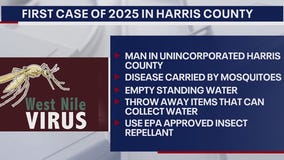 Harris County reports first human West Nile Virus case of 2025