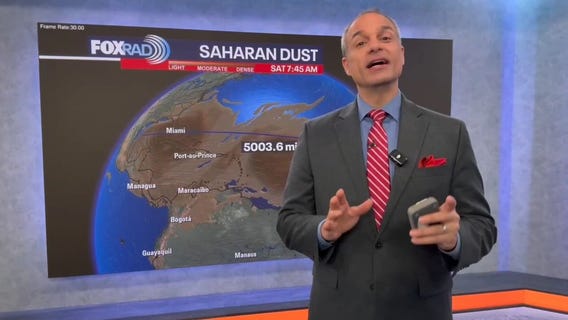 Saharan Dust explainer: How does it get here?
