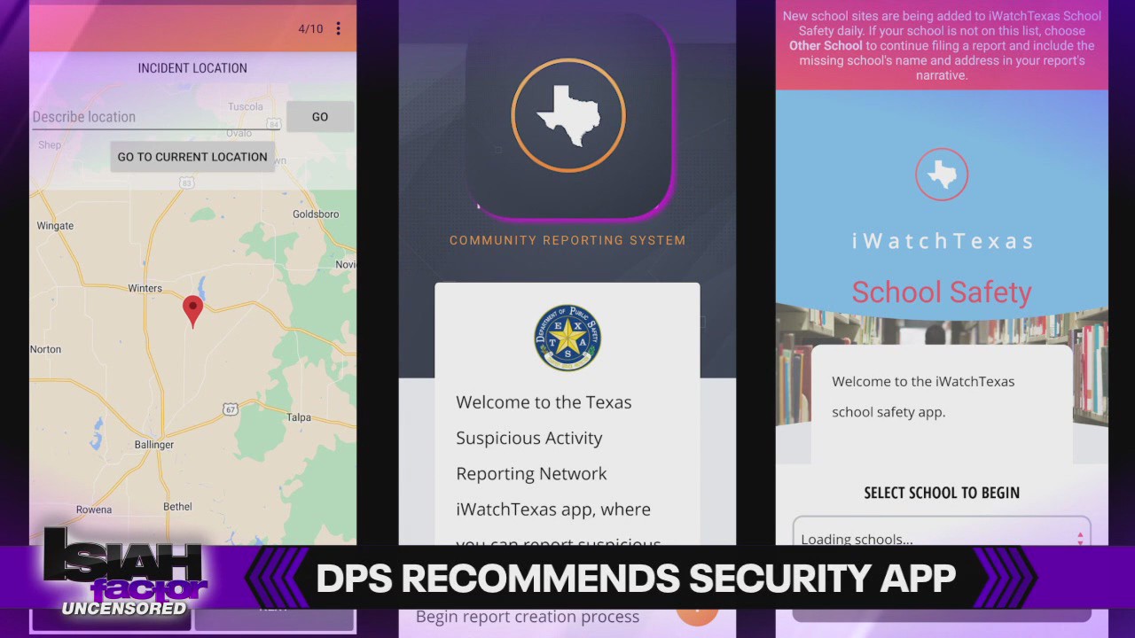 DPS recommends 'iWatch' security app