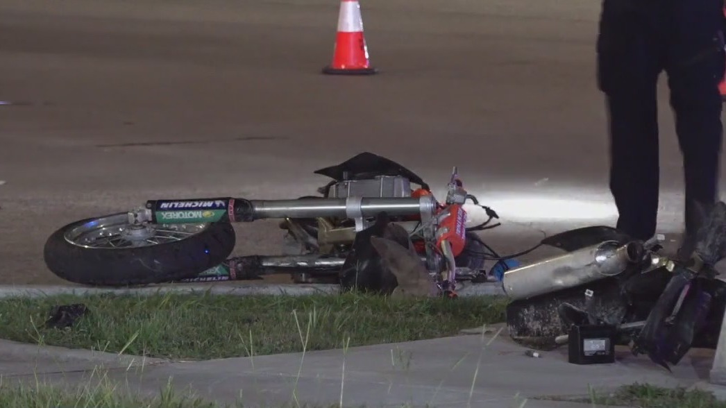 Dirt bike rider injured in crash involving off-duty Houston officer