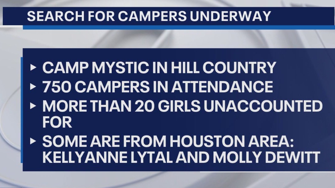 Kerrville, TX flooding: Houston-area girls among missing campers