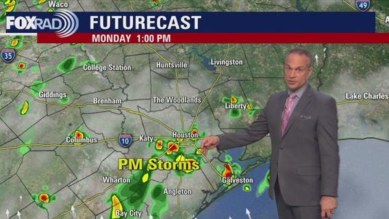 Houston weather: Muggy, some storms expected for Monday
