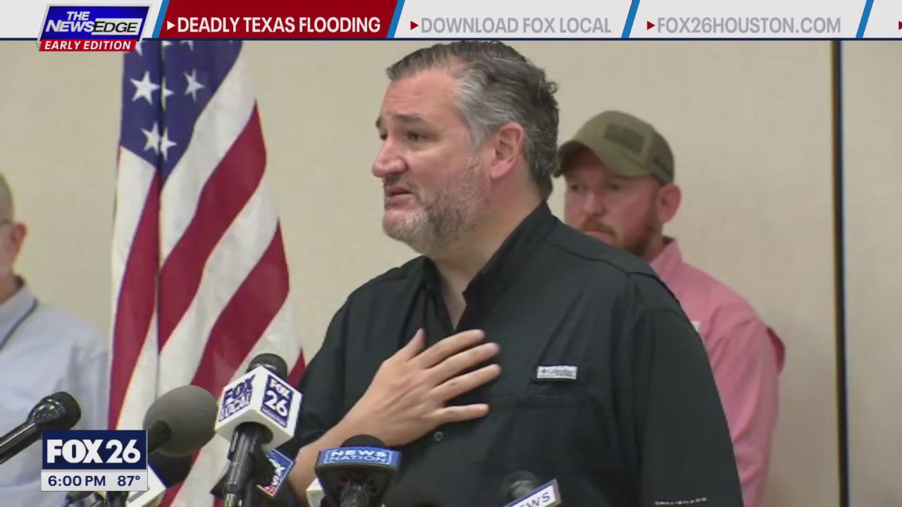 Sen. Ted Cruz speaks on Kerrville flood disaster
