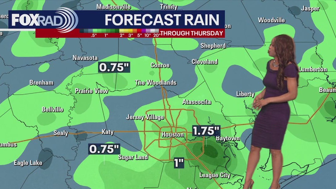 Houston weather: More spotty rain possible Wednesday