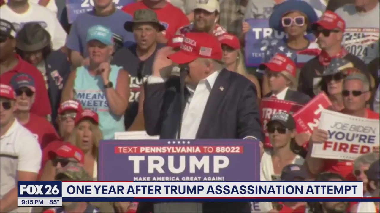 1 year since assassination attempt on President Trump