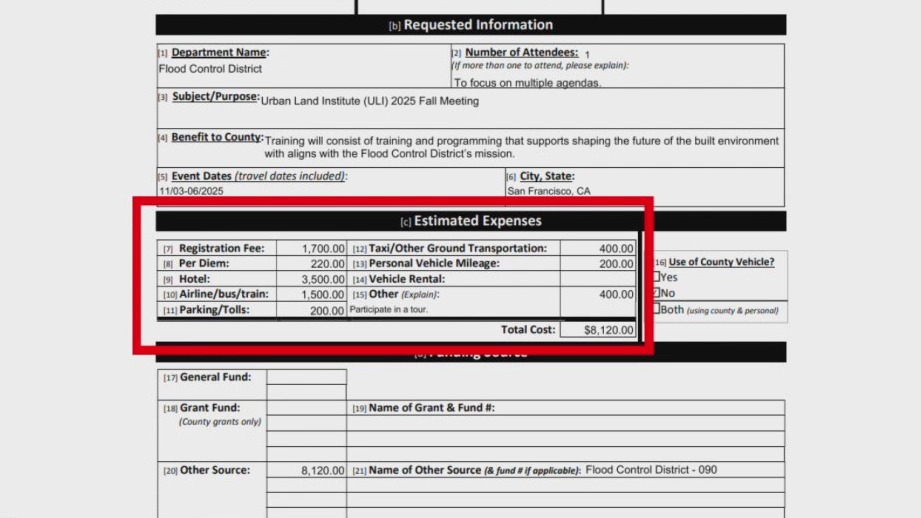 Report shows $8K request from Harris Co. Flood District Chief | What's Your Point?